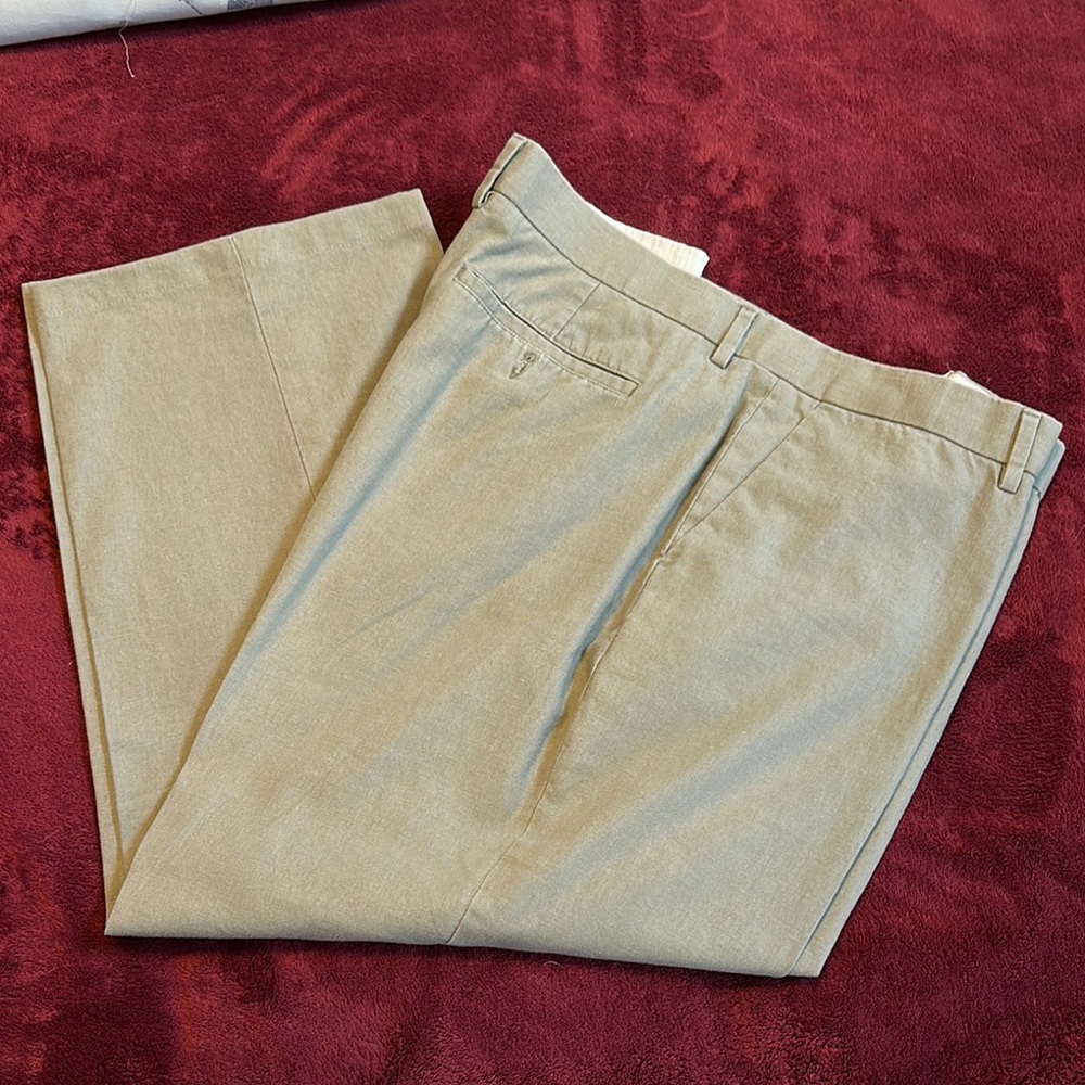 42x27 Men's Classic Taupe Linen Pants